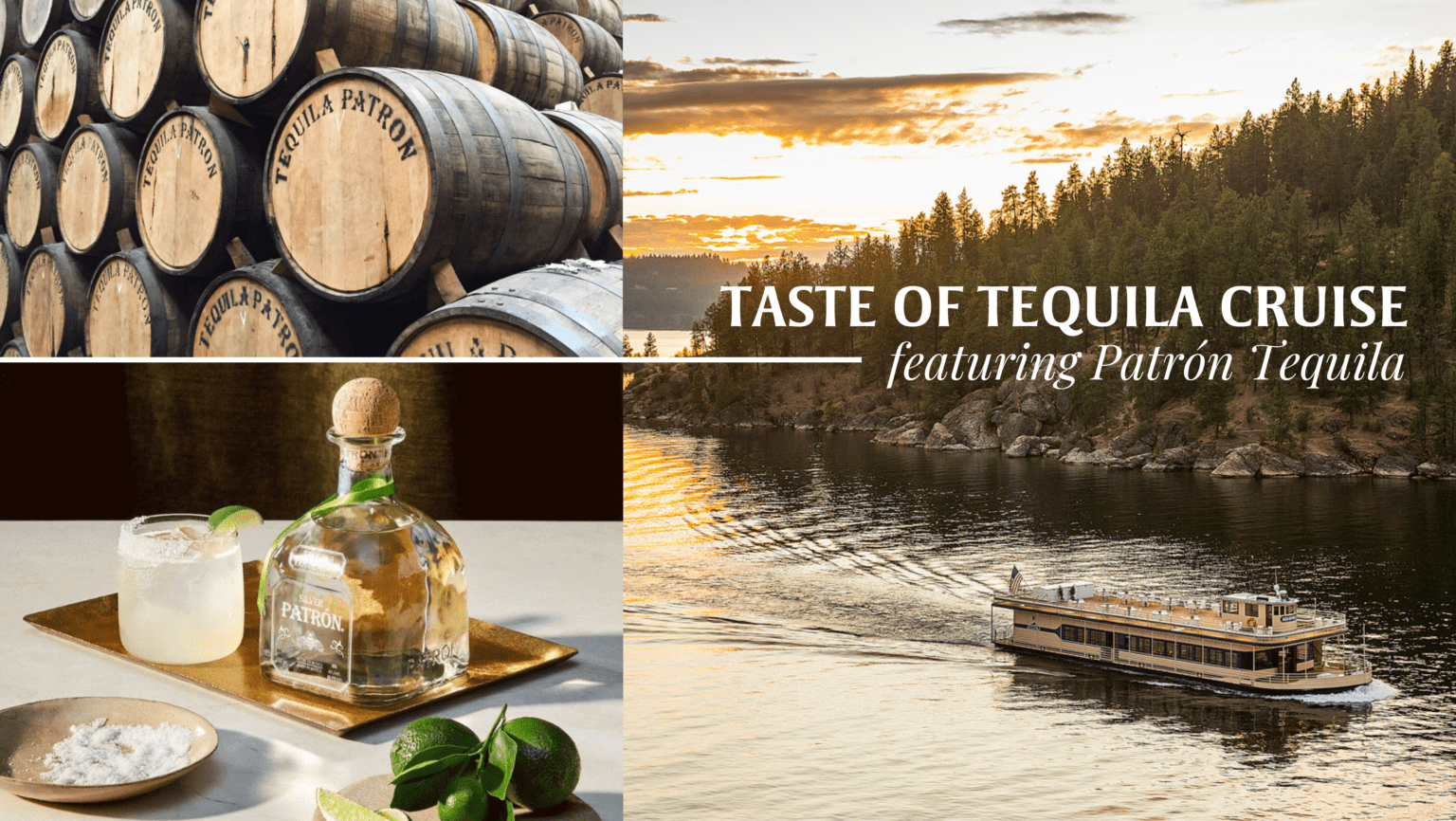 Taste of Tequila Dinner Cruise featuring Patron Tequila Visit Coeur d