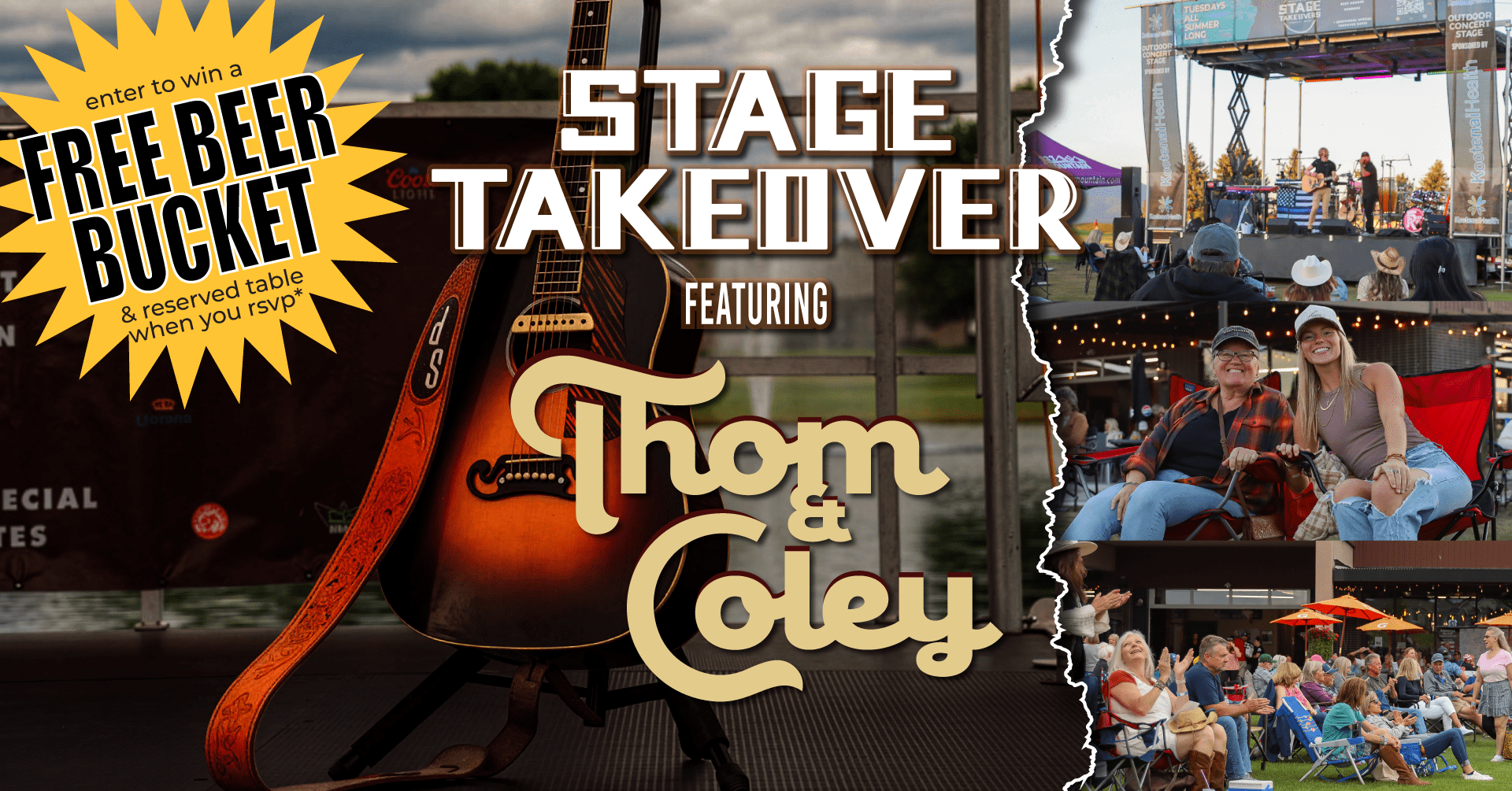 Stage Takeover ft. Thom Shepherd & Coley McCabe | Visit Coeur d'Alene